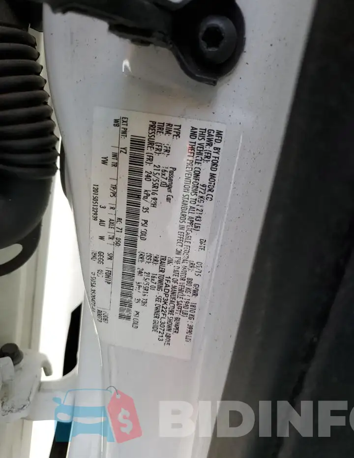 1FADP3K22FL307213 Photo# 12