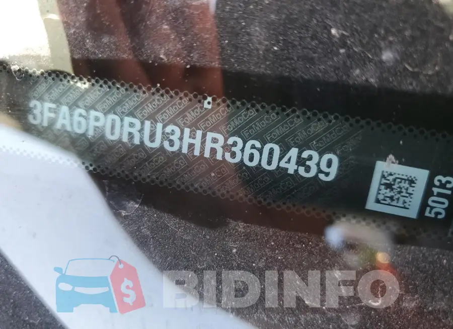 3FA6P0RU3HR360439 Photo# 12