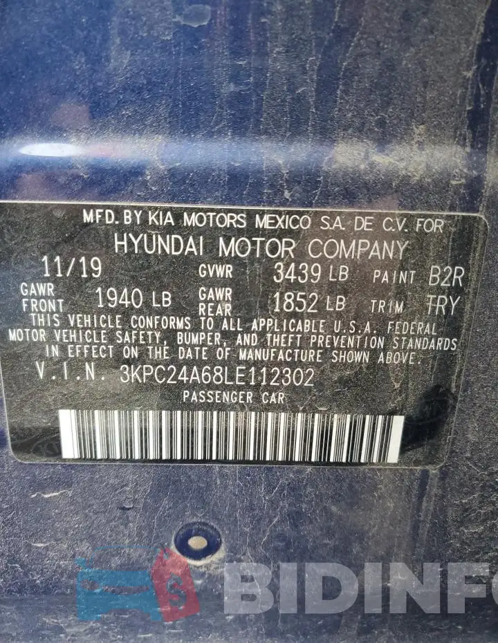 3KPC24A68LE112302 Photo# 12