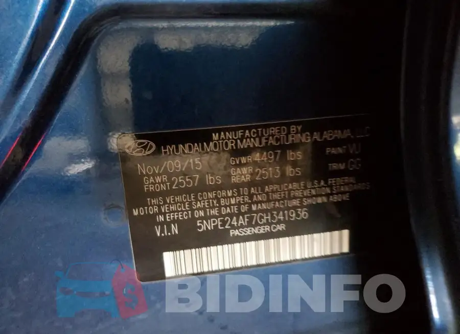 5NPE24AF7GH341936 Photo# 12