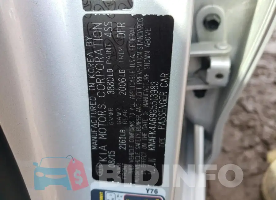 KNAFK4A69G5513983 Photo# 13