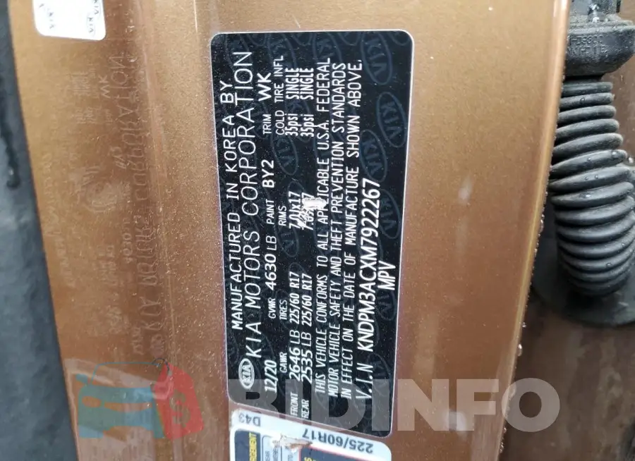 KNDPM3ACXM7922267 Photo# 12