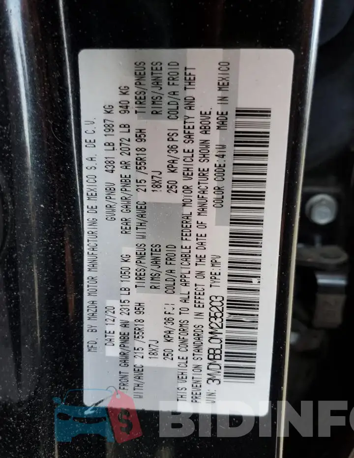 3MVDMBBL0MM235203 Photo# 14