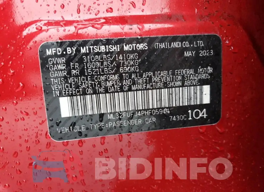 ML32FUFJ4PHF05944 Photo# 12