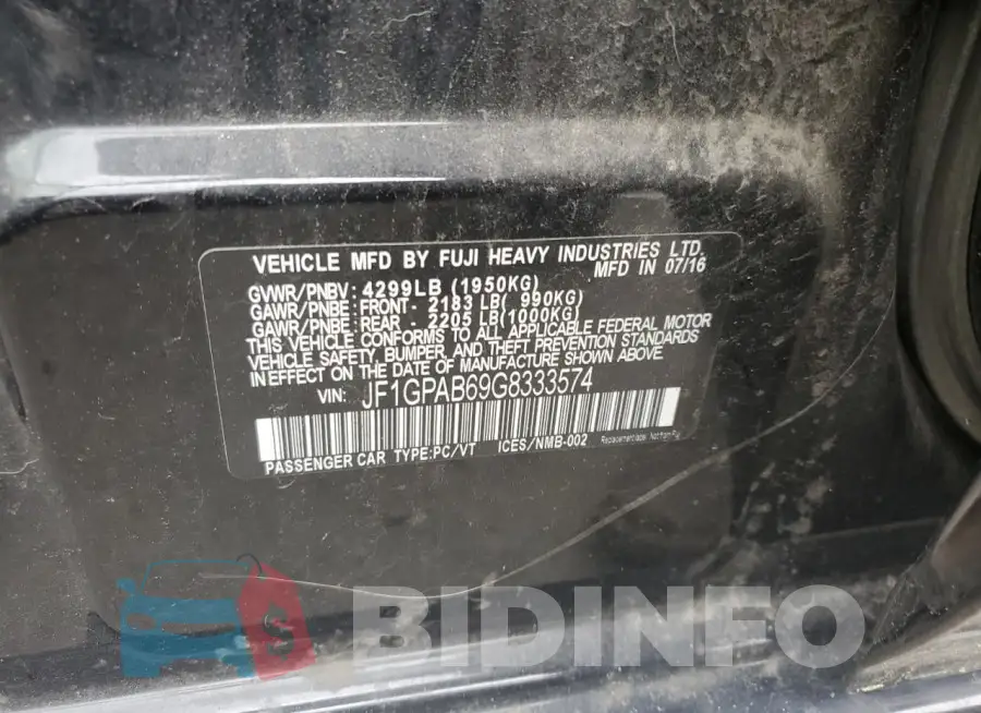 JF1GPAB69G8333574 Photo# 13