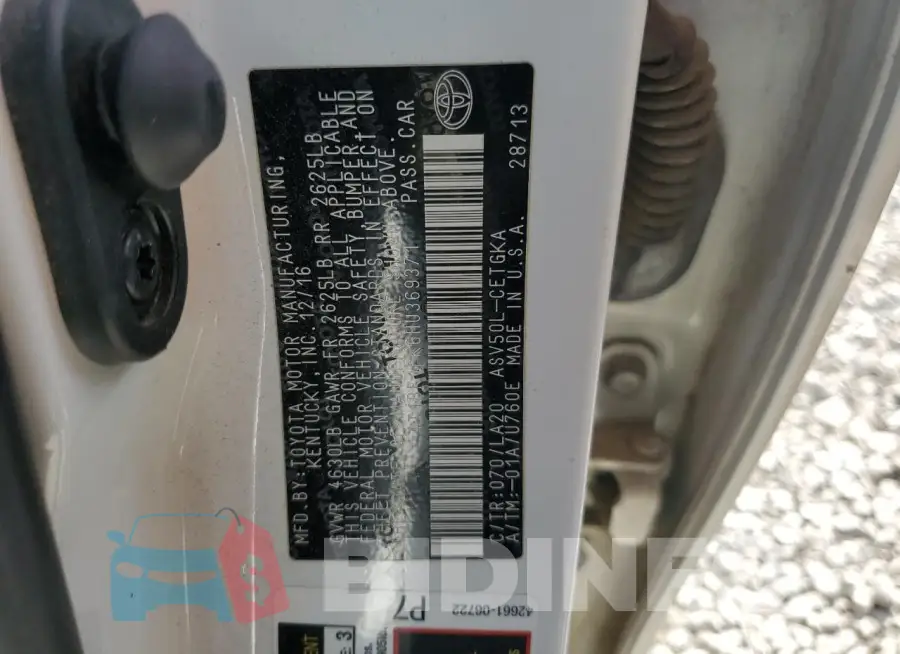 4T1BF1FK6HU369371 Photo# 12