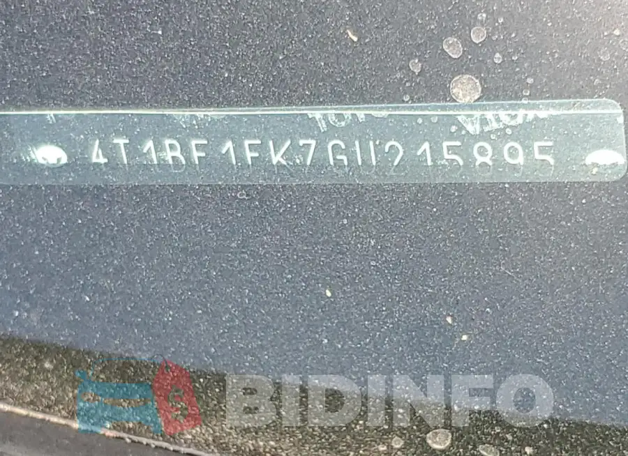 4T1BF1FK7GU215895 Photo# 12