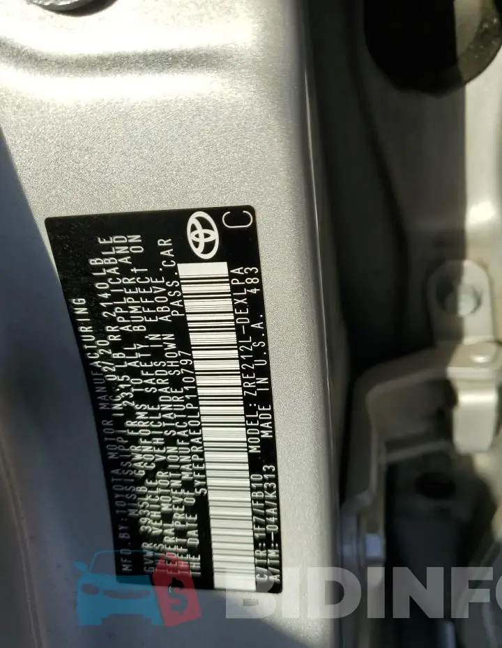 5YFEPRAE0LP110797 Photo# 12
