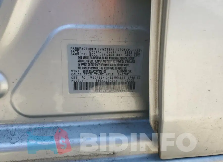 3N1AB7APXFY340194 Photo# 12