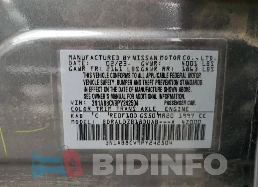 3N1AB8CV9PY242504 Photo# 12