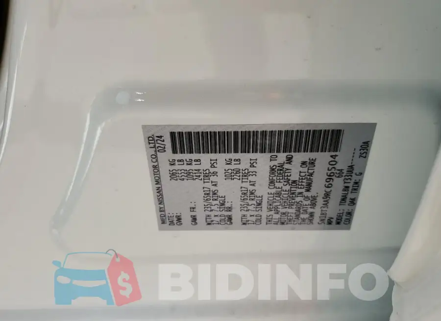 5N1BT3AA9RC696504 Photo# 14