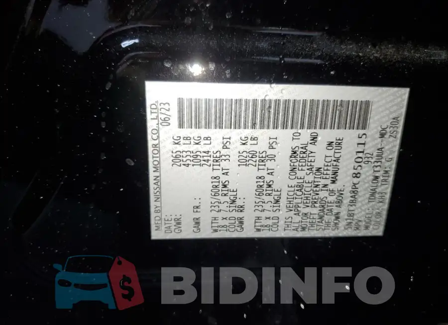 5N1BT3BA8PC850115 Photo# 13