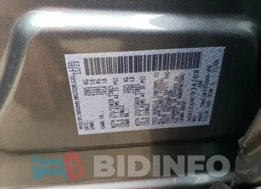 5N1BT3CAXPC934208 Photo# 12