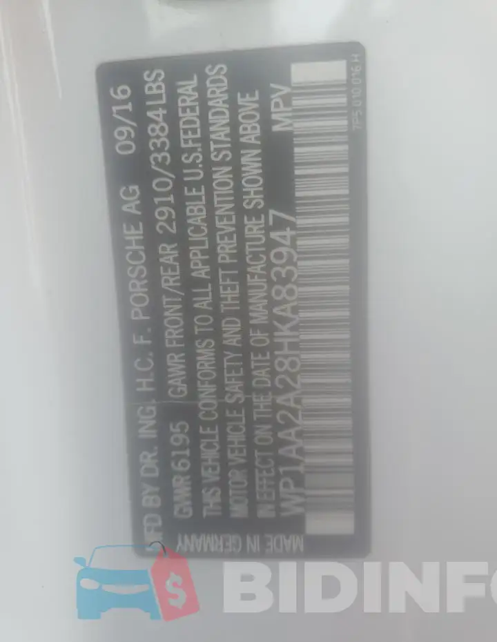 WP1AA2A28HKA83947 Photo# 12