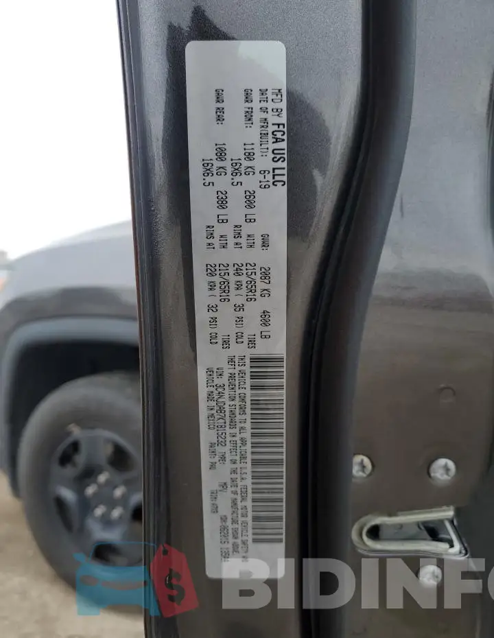 3C4NJDAB7KT815232 Photo# 13