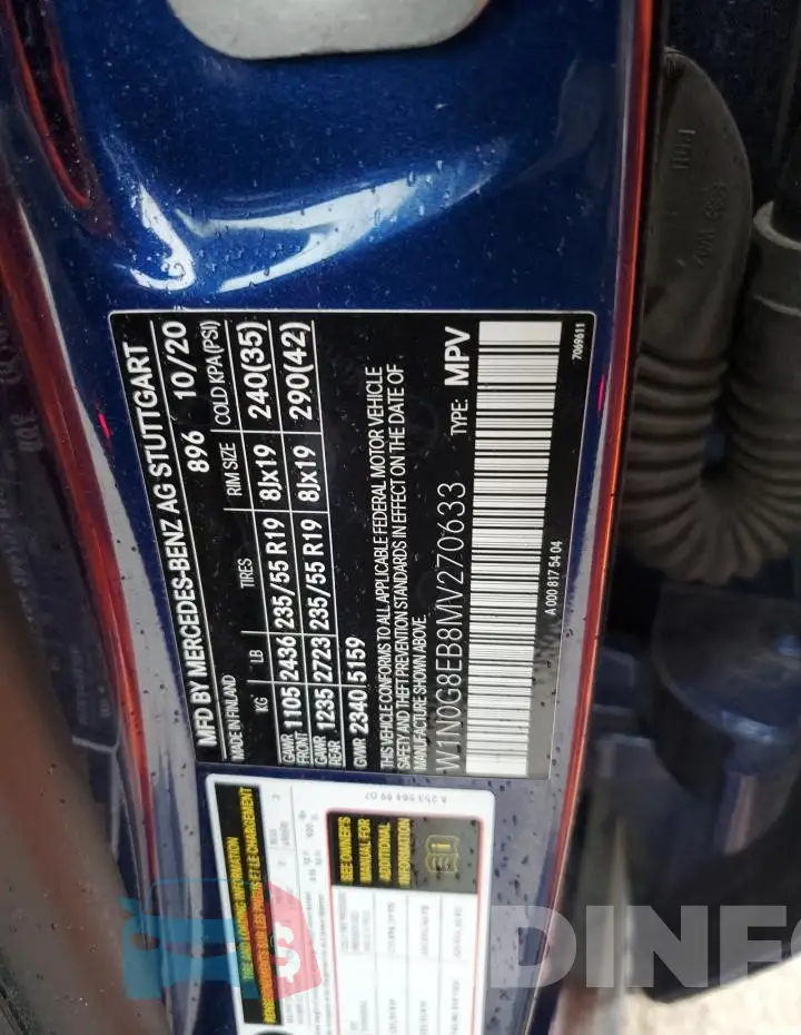 W1N0G8EB8MV270633 Photo# 12