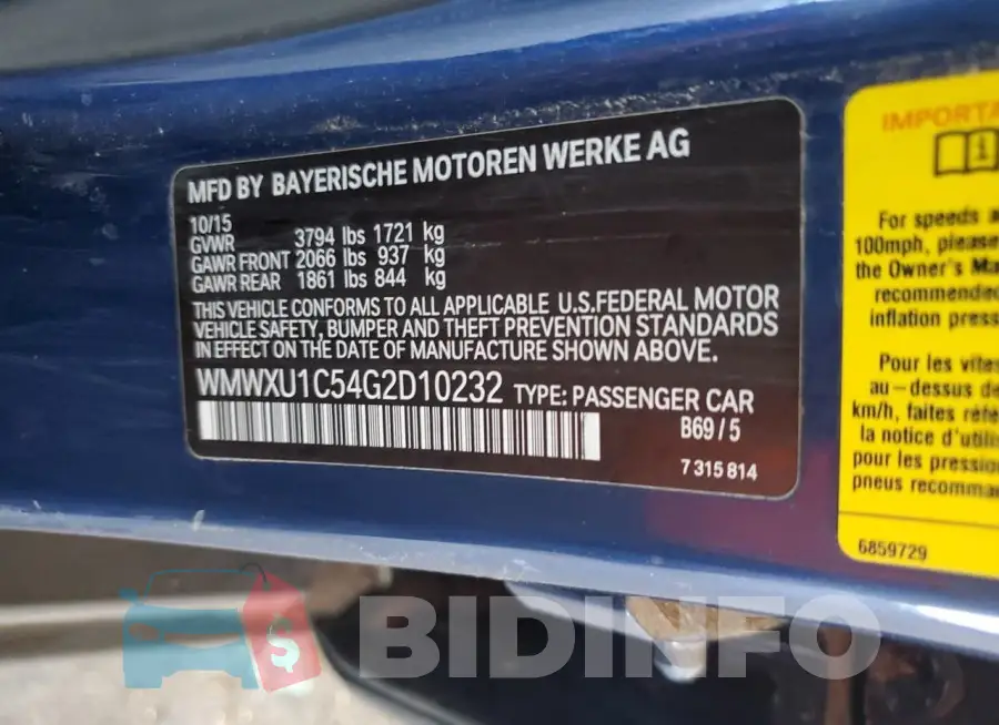 WMWXU1C54G2D10232 Photo# 12