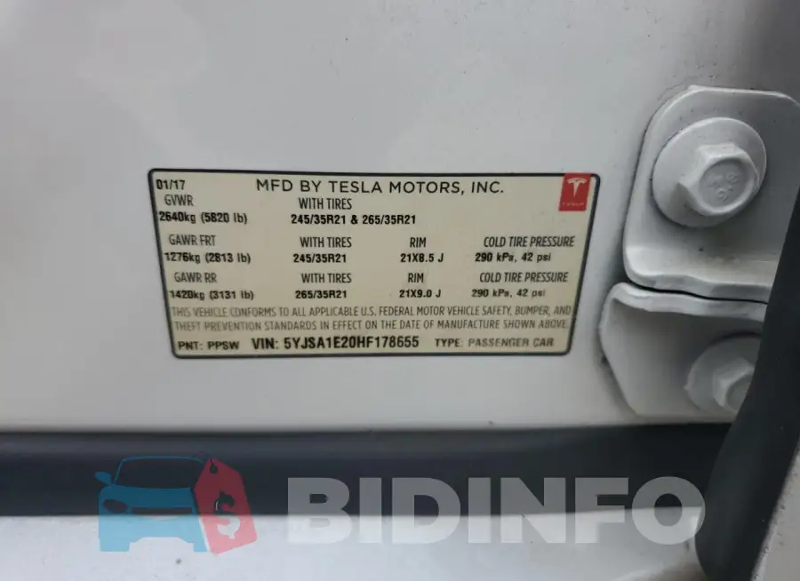 5YJSA1E20HF178655 Photo# 12