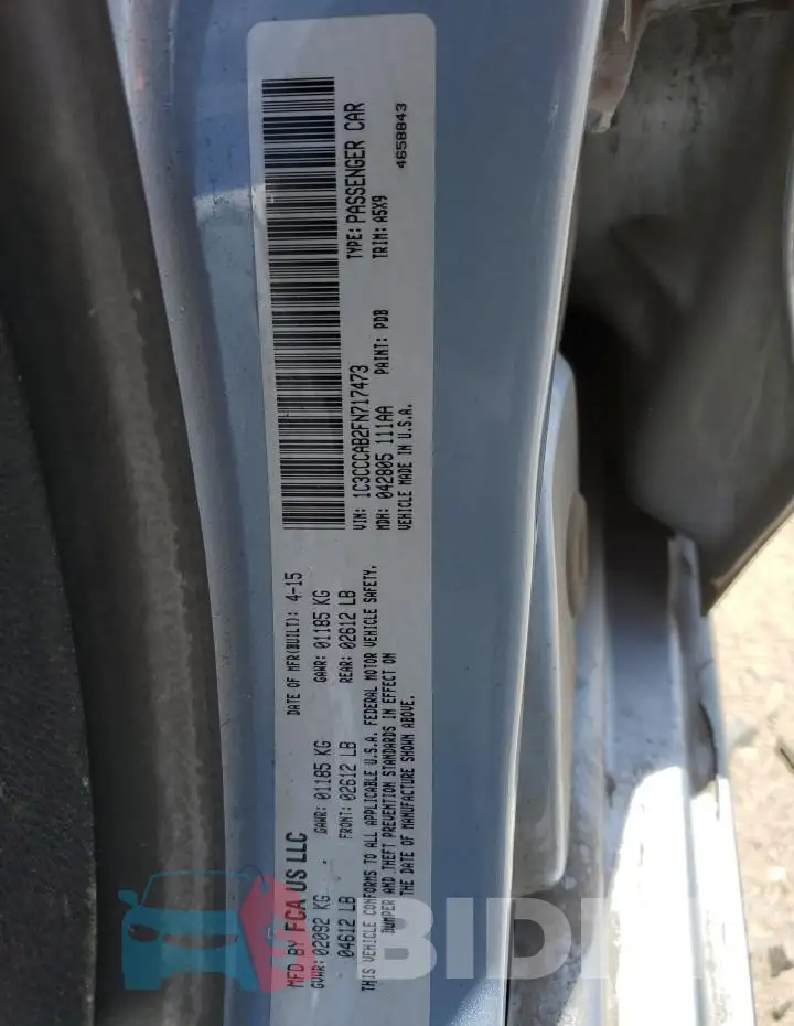 1C3CCCAB2FN717473 Photo# 12