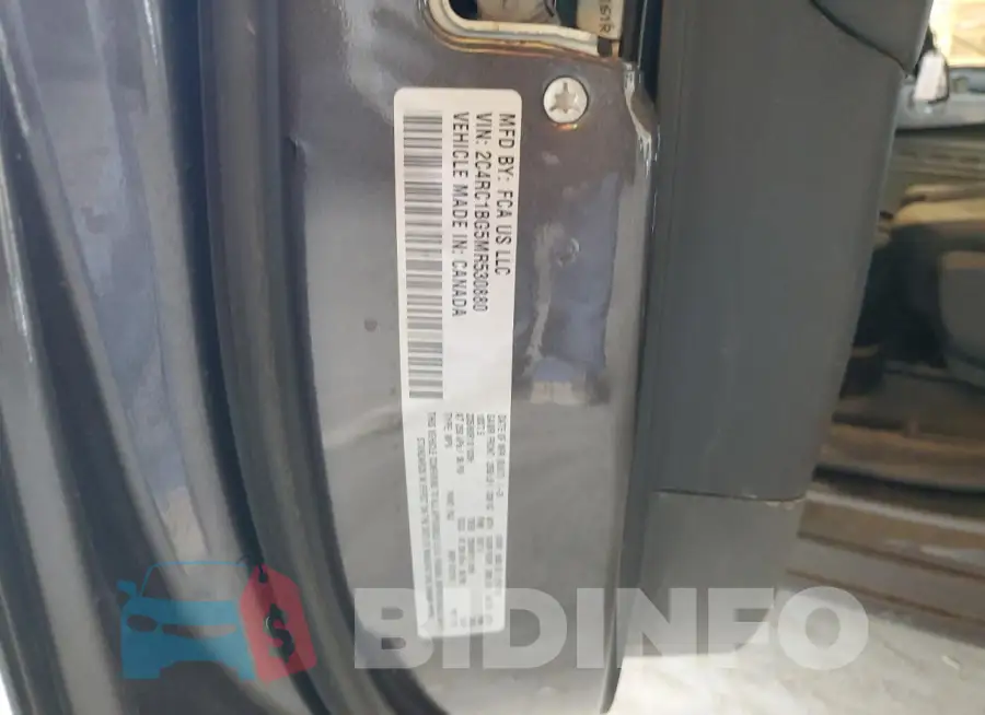 2C4RC1BG5MR530880 Photo# 14