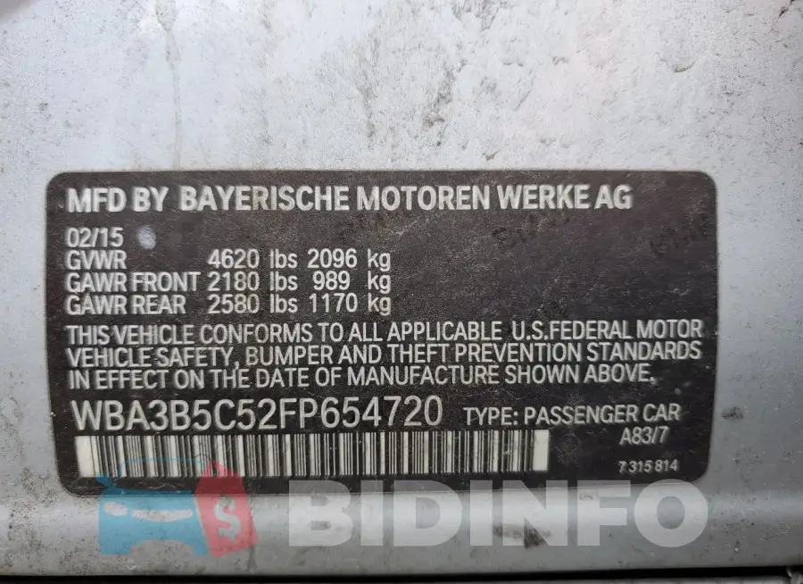 WBA3B5C52FP654720 Photo# 12