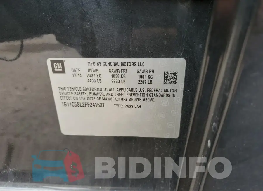 1G11C5SL2FF241637 Photo# 12