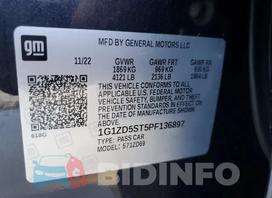 1G1ZD5ST5PF136897 Photo# 13