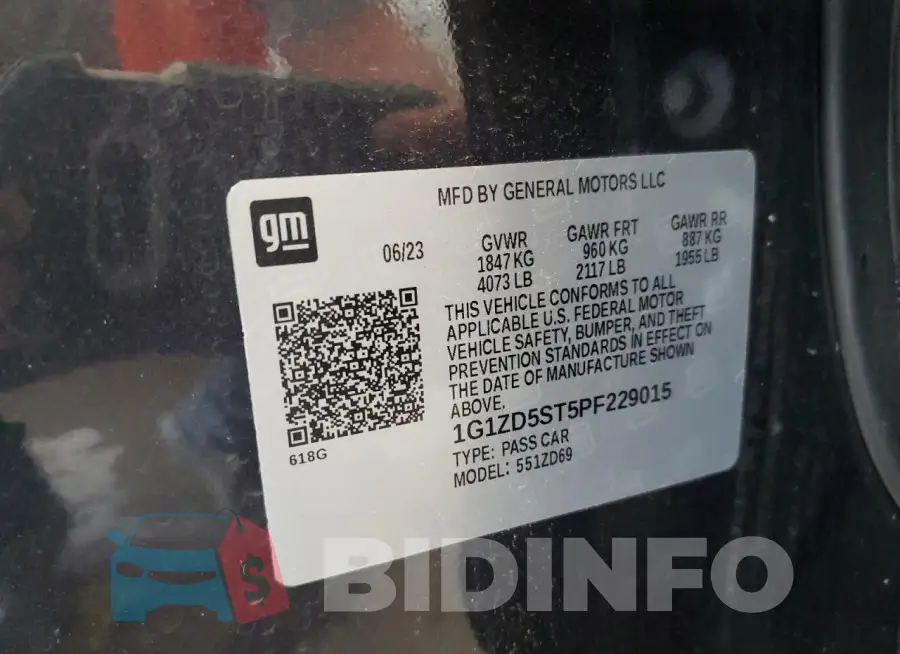 1G1ZD5ST5PF229015 Photo# 13