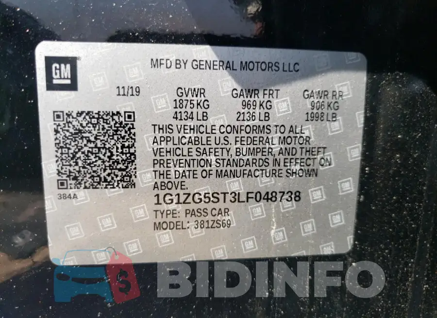 1G1ZG5ST3LF048738 Photo# 12
