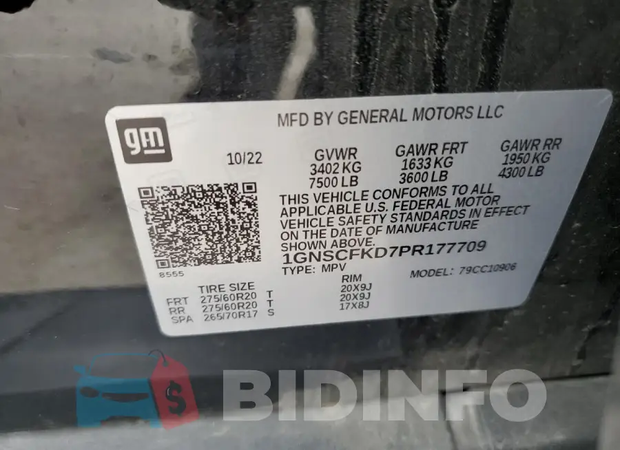 1GNSCFKD7PR177709 Photo# 13