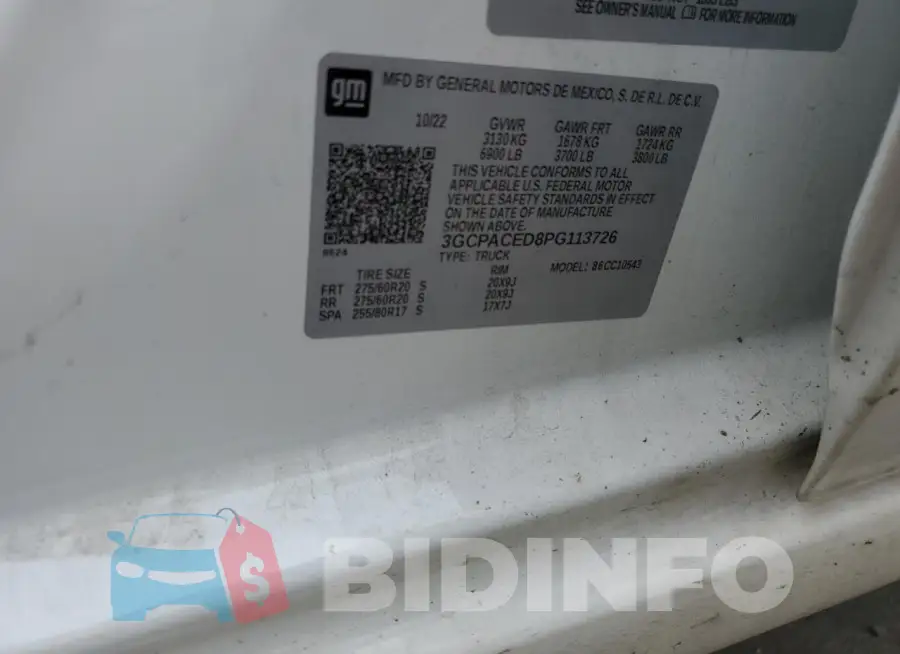 3GCPACED8PG113726 Photo# 12