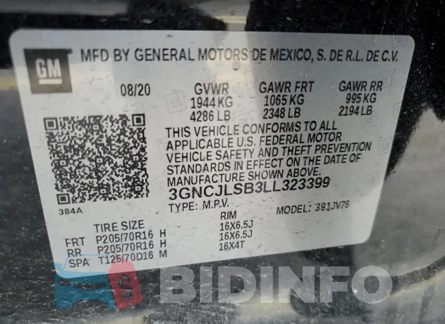 3GNCJLSB3LL323399 Photo# 13