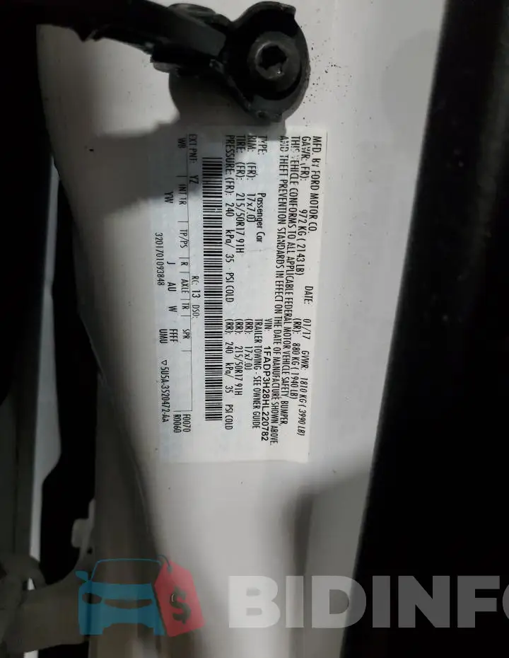 1FADP3H28HL220782 Photo# 12