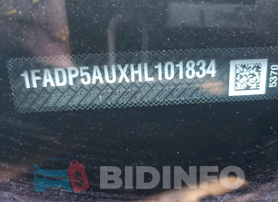 1FADP5AUXHL101834 Photo# 12