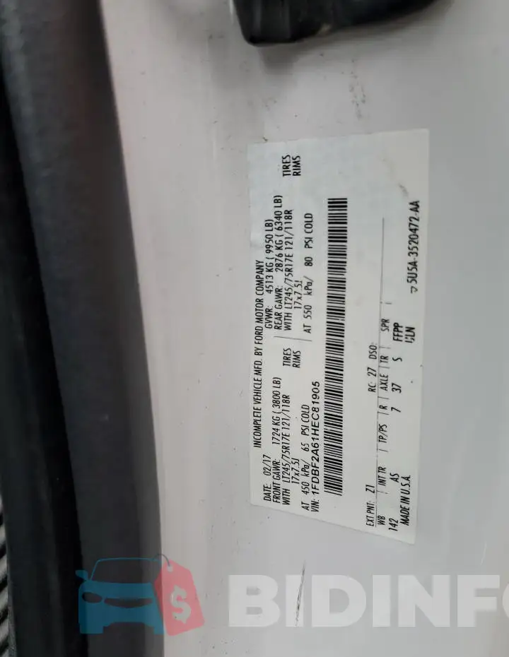 1FDBF2A61HEC81905 Photo# 13