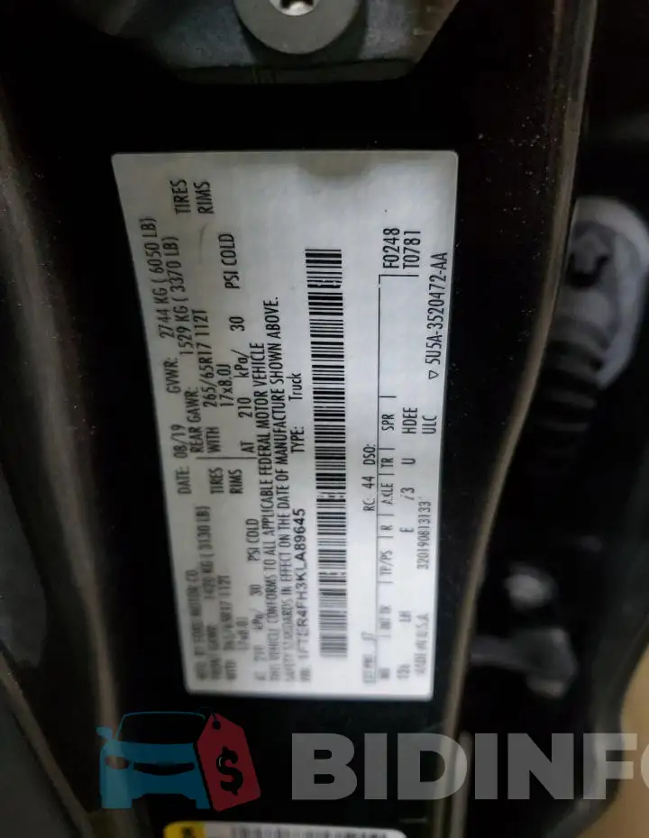 1FTER4FH3KLA89645 Photo# 13