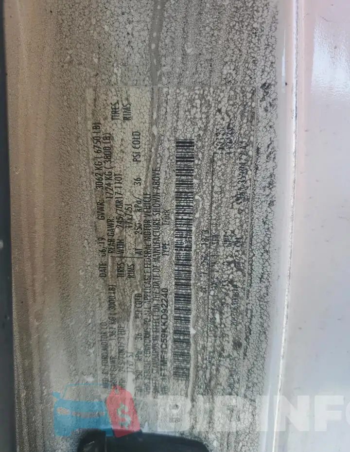 1FTMF1C59KKD92240 Photo# 12