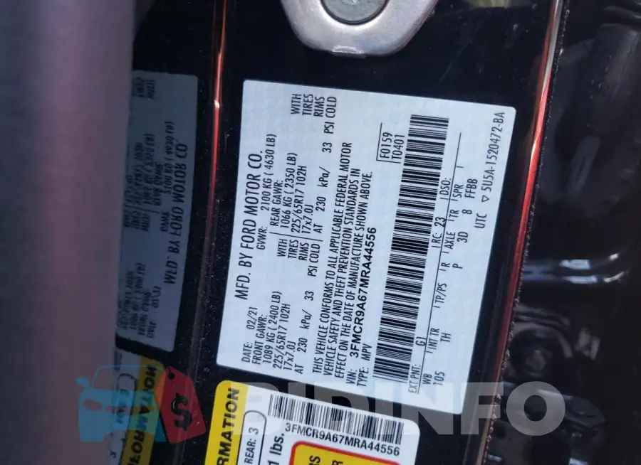 3FMCR9A67MRA44556 Photo# 13