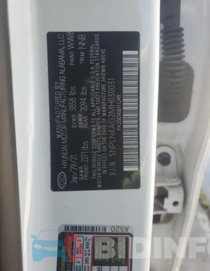 5NPLN4AG2MH030031 Photo# 12