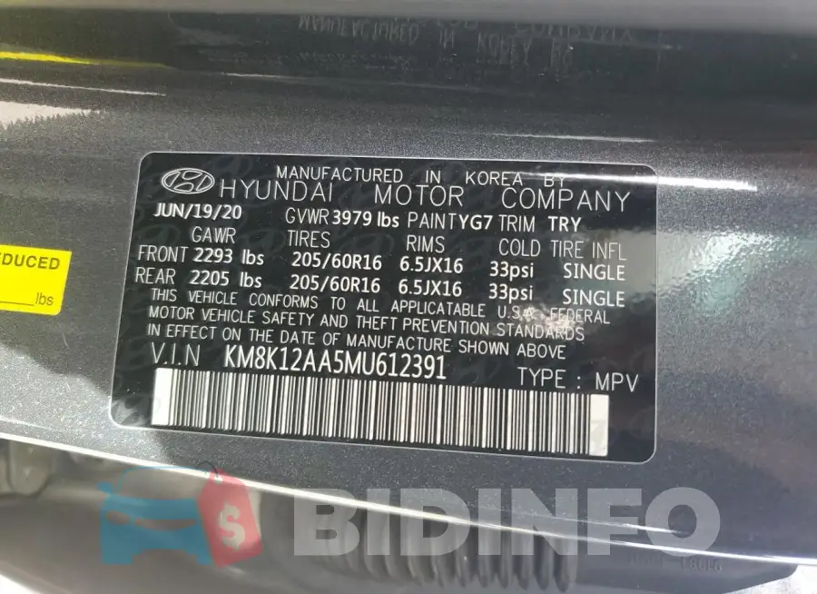 KM8K12AA5MU612391 Photo# 12