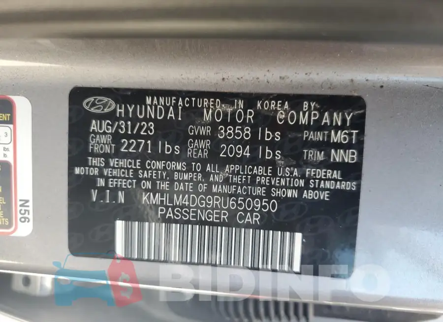 KMHLM4DG9RU650950 Photo# 12