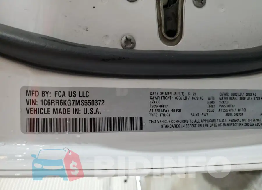 1C6RR6KG7MS550372 Photo# 13