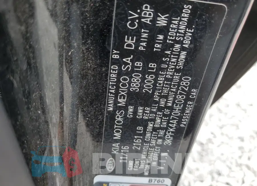 3KPFK4A70HE087280 Photo# 13