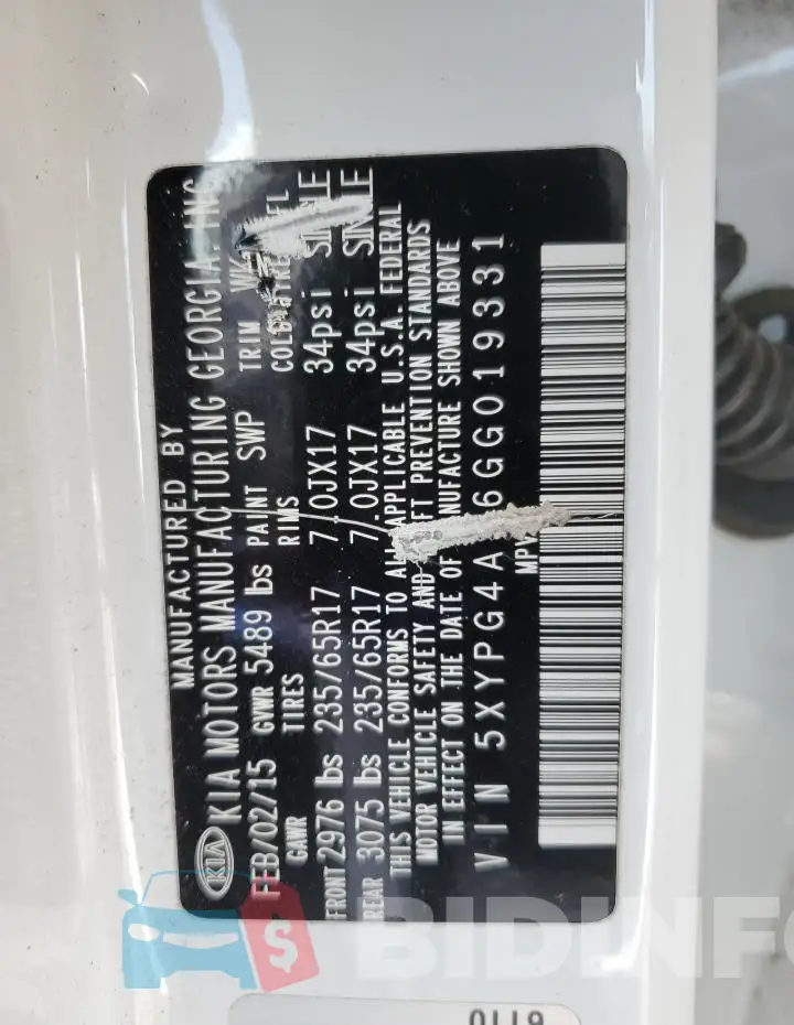 5XYPG4A56GG019331 Photo# 13