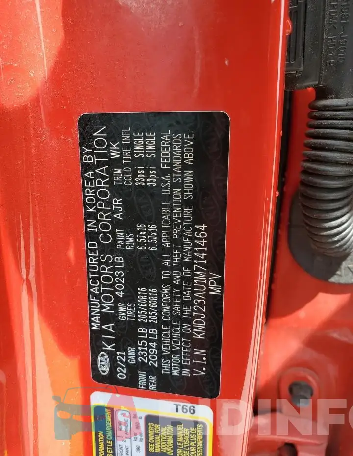 KNDJ23AU1M7141464 Photo# 14