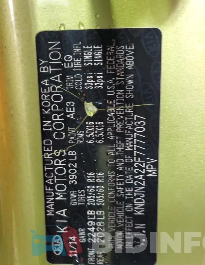 KNDJN2A22F7777037 Photo# 12