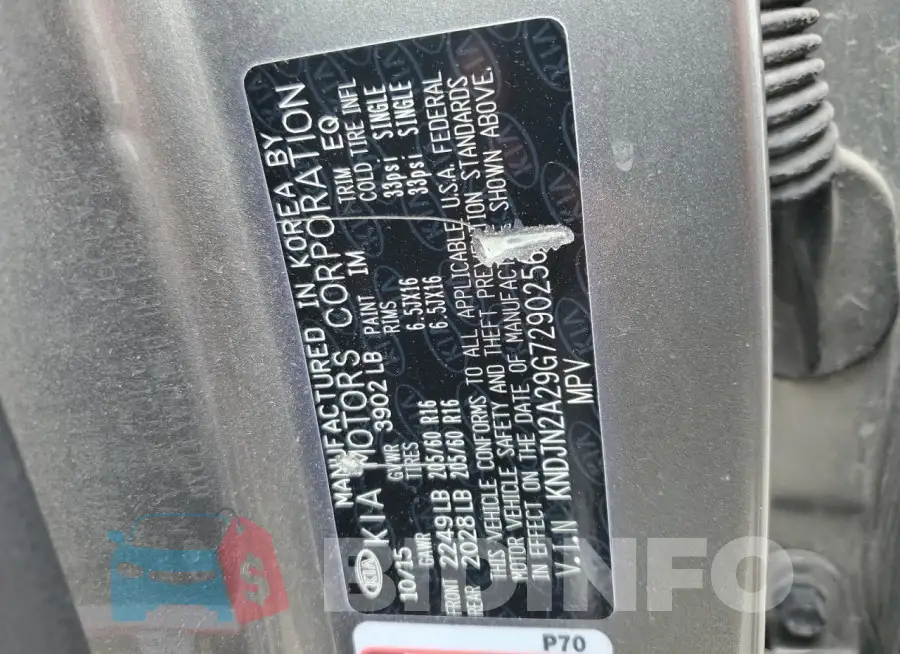 KNDJN2A29G7290256 Photo# 13