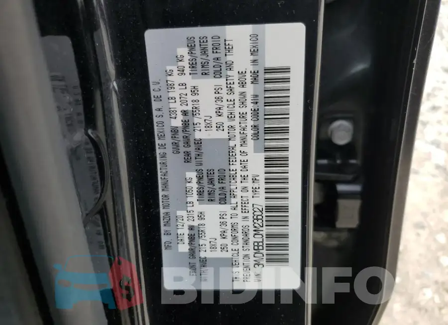 3MVDMBBL0MM236027 Photo# 12