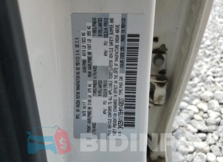 3MZBN1V76HM149637 Photo# 12