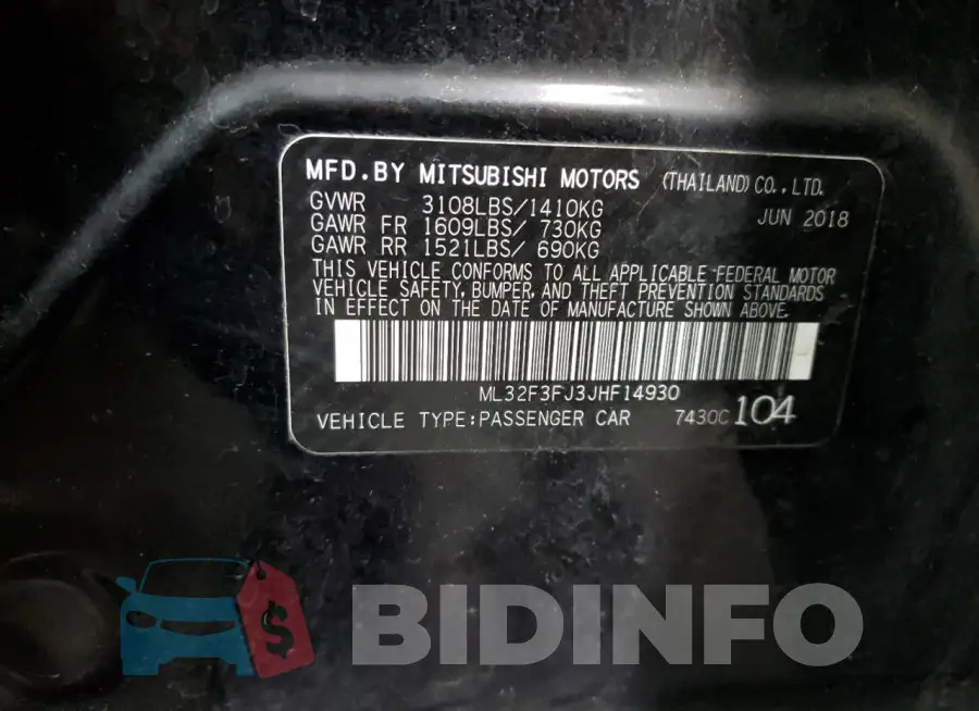 ML32F3FJ3JHF14930 Photo# 12